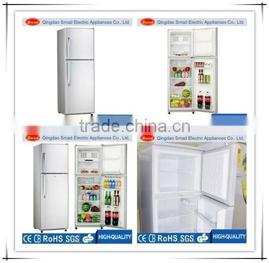 2016 new top freezer double door refrigerator price