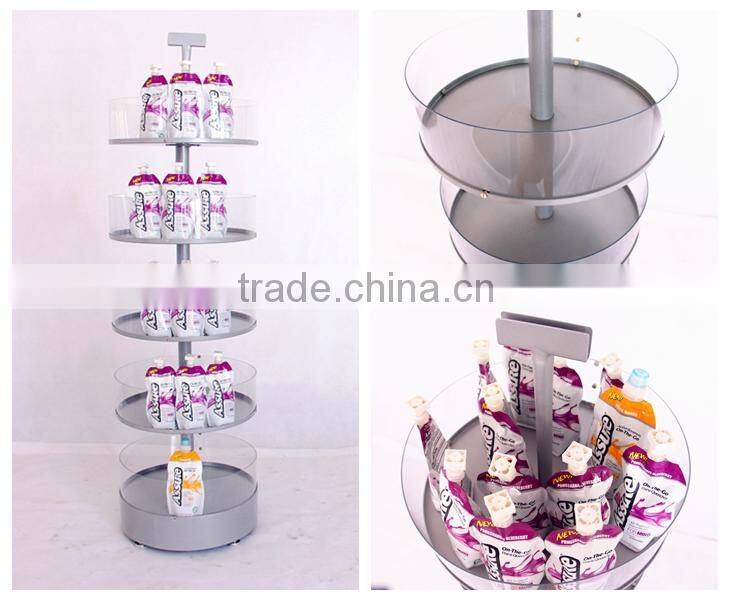 metal material candy display rack with circle Acrylic