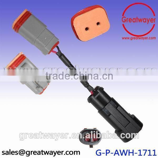 H9 PGJ15-9 2way waterproof to 2pin connector UL 2468 22AWG auto cable assembly