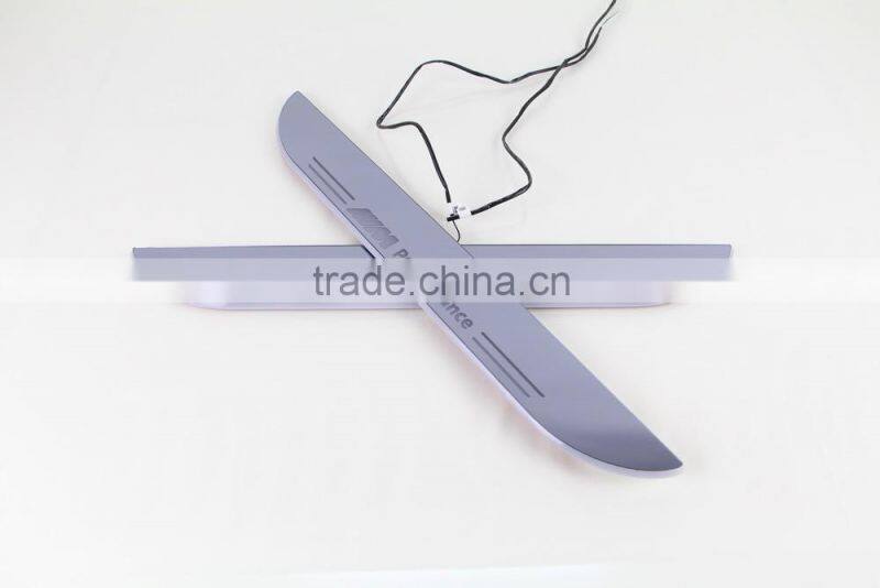 LED flash scuff Sill Plate light for X1 E84 2011~2015 car door sill plate light moving flash car sill plate light