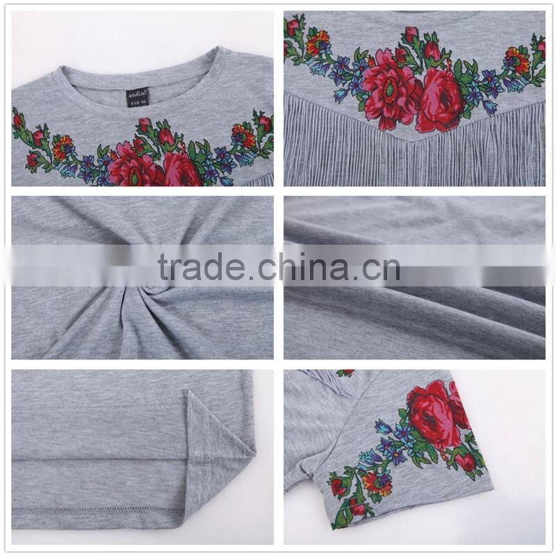 OEM manufactuer high quality printing t shirt with wholesale price cotton t shirt TS022