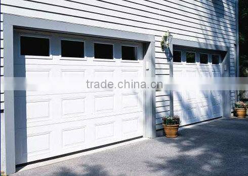 remote sectional garage door, Guangzhou garage door, cheap home garage door, designer doors