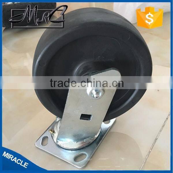 6" nylon plastic caster wheel for cart parts