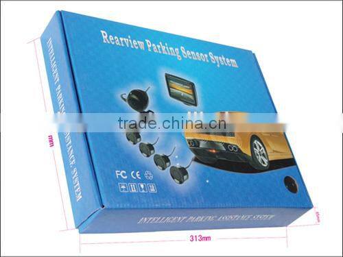 Bus truck parking sensor with truck camera and 4 sensors TFT LCD car monitor