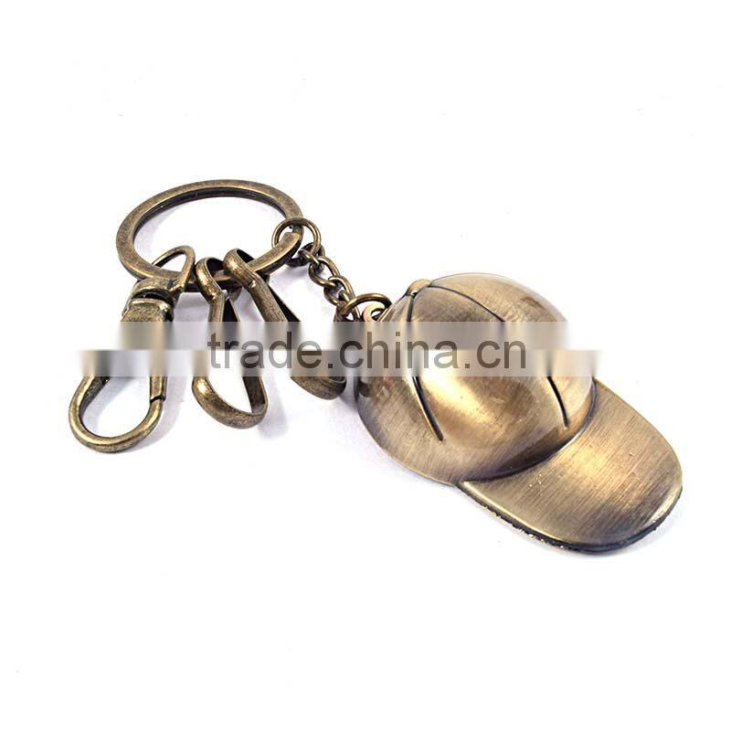 alibaba china supplier christmas keychain cap wire keychain