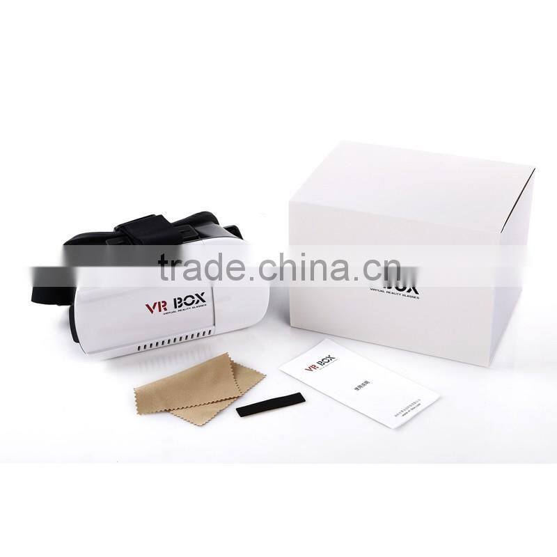 Hot selling Virtual Reality VR headset VR PRO BOX 3D glasses for smart Mobile phone