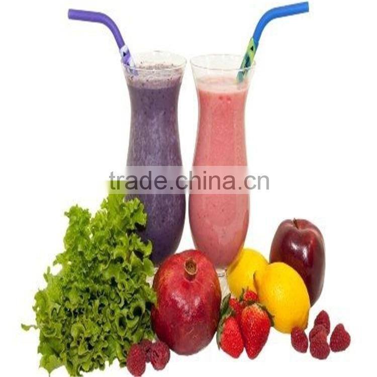 New Reusable Silicone Juice Straw for Children