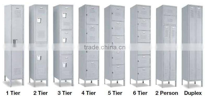 High quality gym metal 1 single door locker ,custom storage clothing wardrobe locker, steel office and school locker cabinet