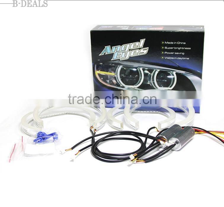 Xenon Headlight Switchback LED Angel Eyes Halo Rings Kit For BMW E90 E92 E93 M3 F30