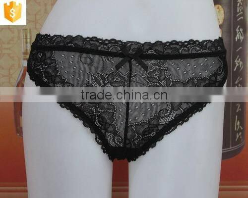 black sexy lace thong g-string,transparent panties