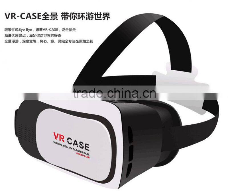 VR Virtual Reality Headset 3D Glasses Third Generation Video Movie and Game For 4~6 inch Smartphones