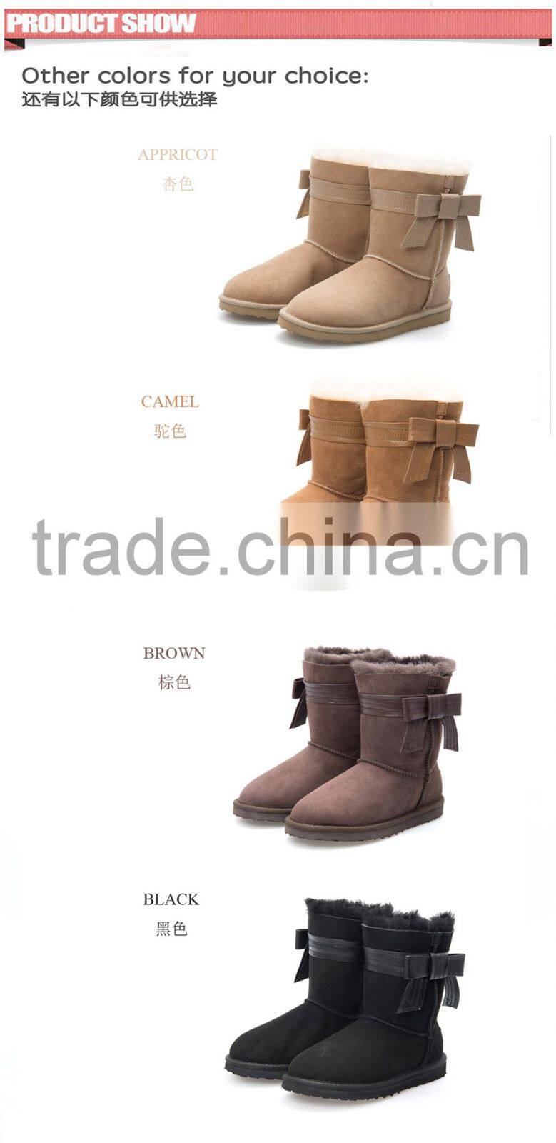 Small MOQ fashion new style winter snow boots factory