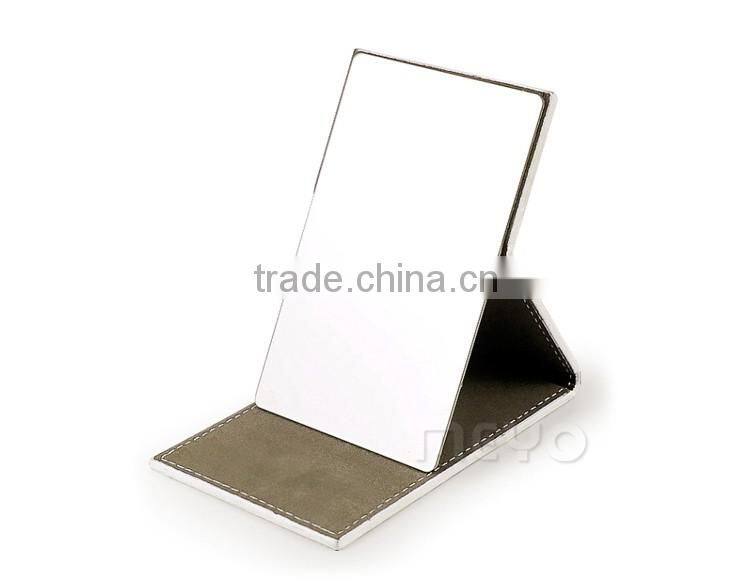 Creative lady makeup mini portable mirror compact with logo