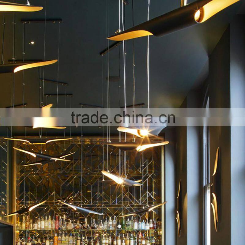 Hot sell Coltrance Aluminium Pipe Wall lamp for home or hotel lobby PLW8049