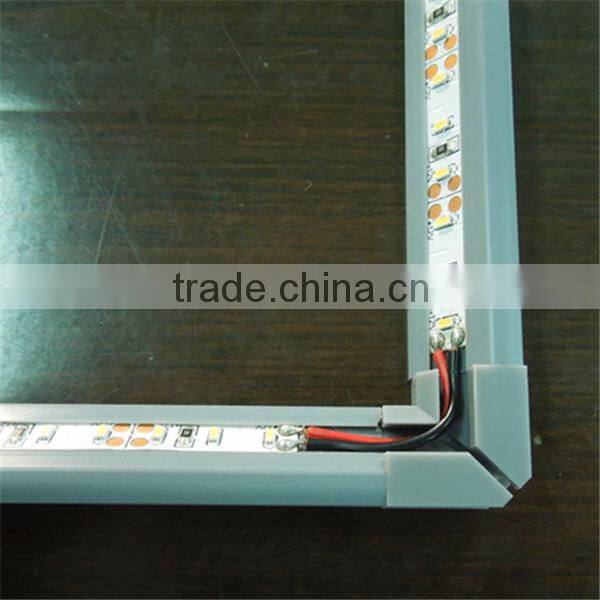 Square plastic frame for LED panel light