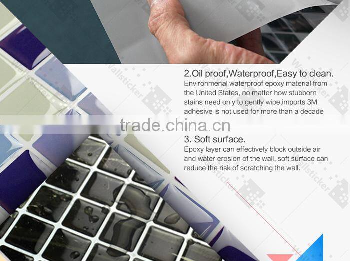 Yashi high quality mosaic wall tile sticker