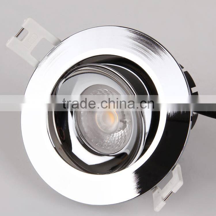 chrome COB ceiling lights IP40 11W 750LM smart dimmable CRI85/95 CE SAA C-tick approved