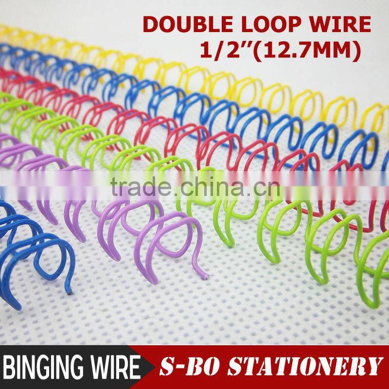 5/8 15.9MM (2:1) YO double loop wire ,binding wire, yo wire ,loop twin ,loop wire binder