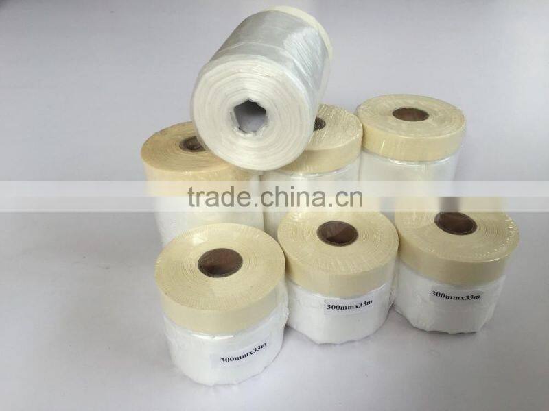 Plastic drop sheet/ dust cover/ pre-taped auto paint masking film