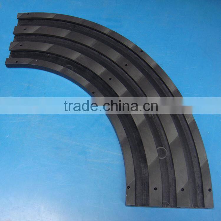 Guangzhou Engineering Plastics CNC machining guide rail uhmwpe plastic elevator guide rail