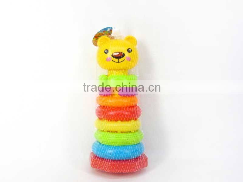 Funny Plastic Cartoon circle toys Rainbow Ring Toss Game, throwing toys for Wholesale, Ring toys for children, EB033747