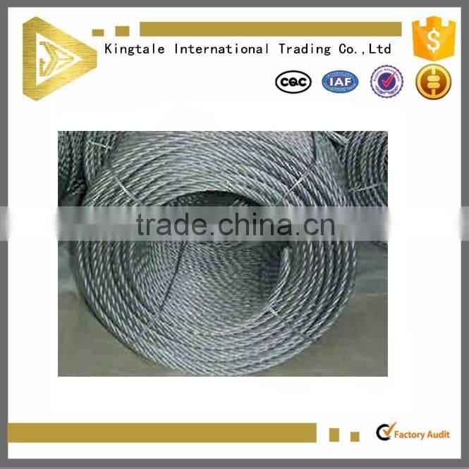 High strong aircraft steel wire cable for sale