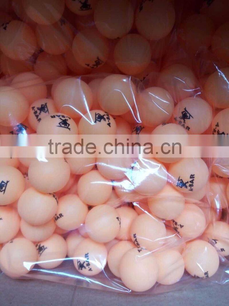 PP Plastic bulk packing 40mm seamless pingpong ball with customized logo printing