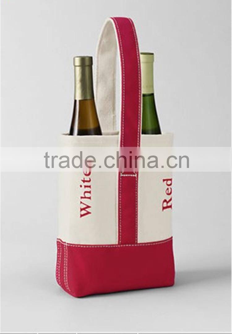 Cotton Material Wine Bottle Bag