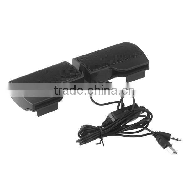 USB Laptop PC Speaker 2.1 with Clip