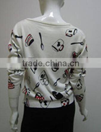 ladies' hot sell knitted sweaters
