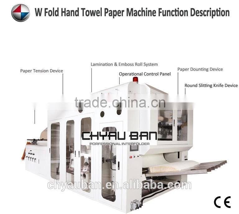 Film Wrapping Packing W Fold Hand Paper Towels Product Making Machinery