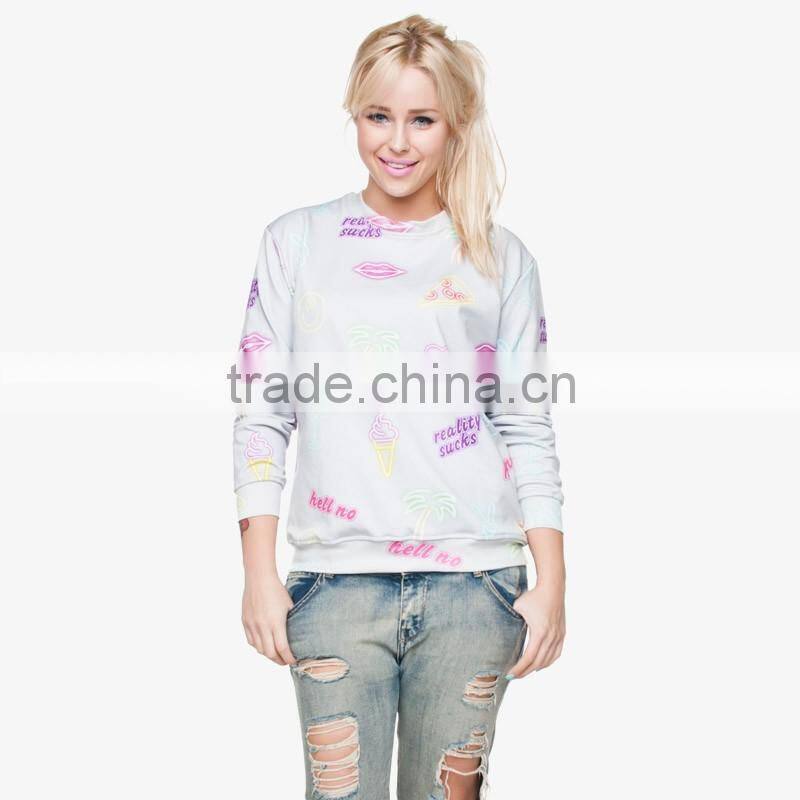 Fashion Design No Hood Sweatshirt For Men With Custom Logo And Label