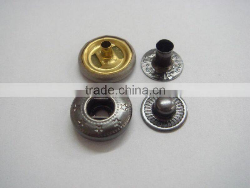 15mm embossed cute washable snap button