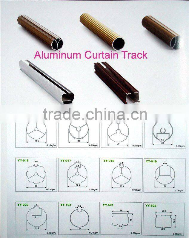 aluminum curtain track profile