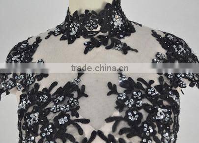 Sexy Zuhair Murad Black Embroidery Red Carpet Dress Floor Length Gown Dress For Party Vestidos Femininos TPD316