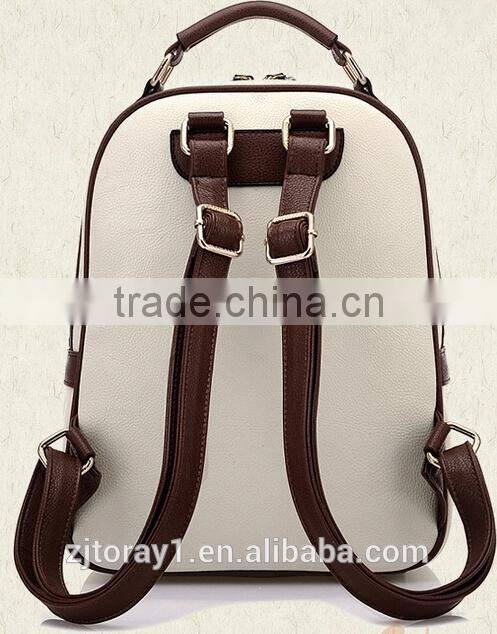High Quality Wholesale Girls Leather School Bag