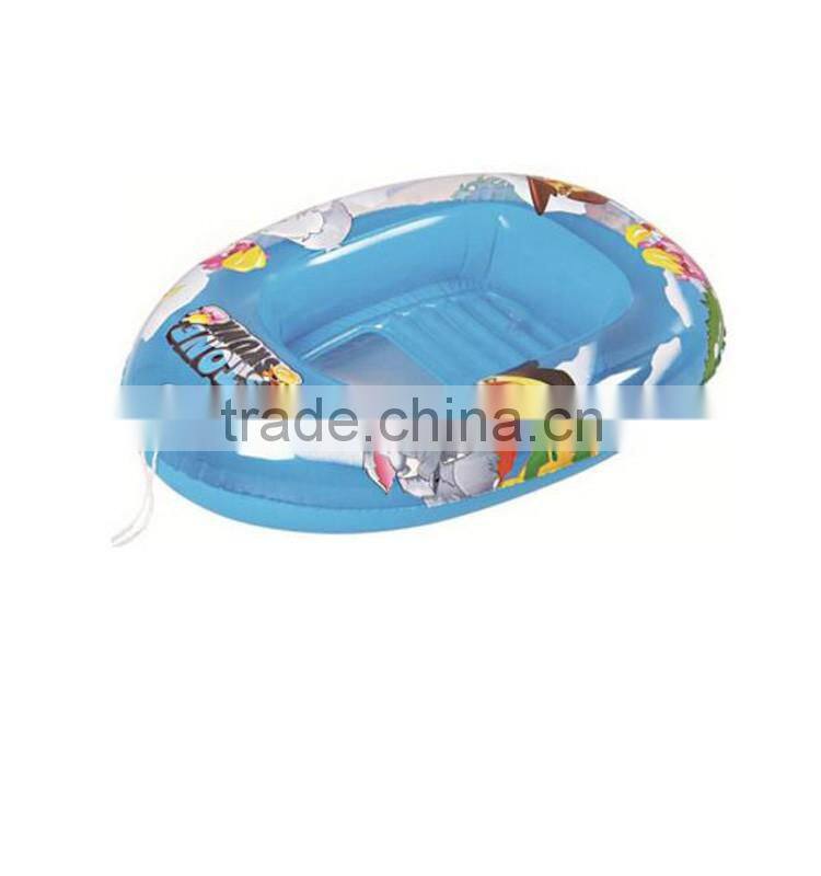 2016 Wholesale children plastic air inflatable boat hot sale inflatable boat