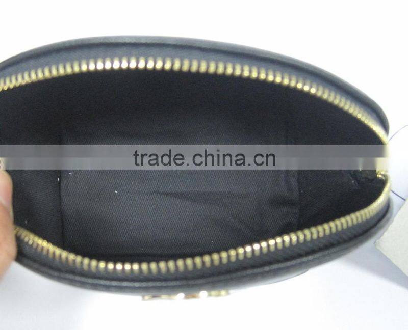 Promotional women leather cosmetic bag