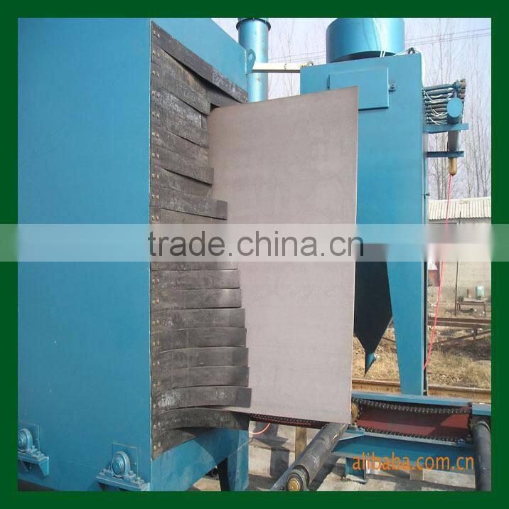china preservation steel plate shot blasting machine