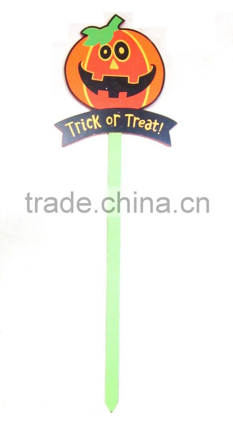Wooden halloween garden decoration