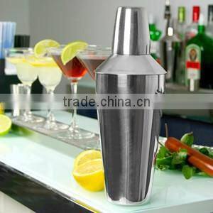 Hot sale stainless steel cupuliform cocktail shaker bar tools