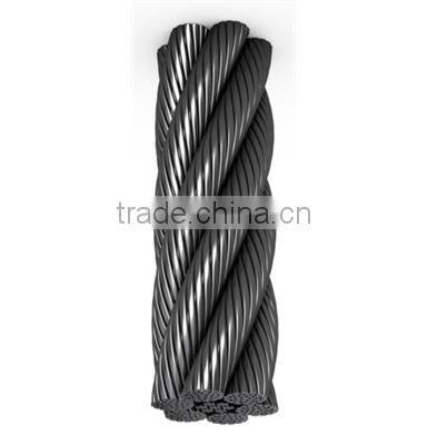Wire Rope With Compacted Strand 6xK36WS+IWRC WARRINGTON SEALE