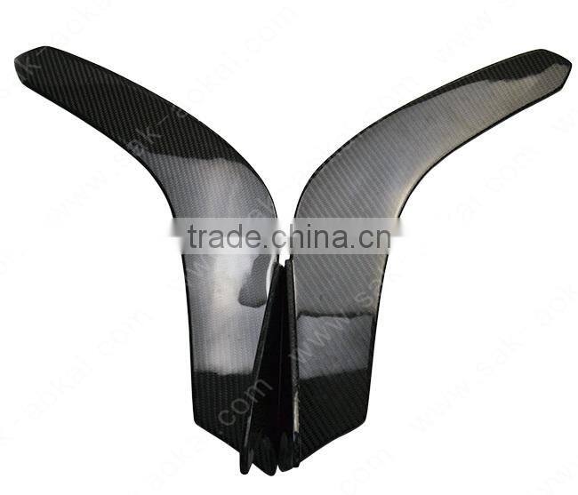 100% real carbon fiber car front splitter flap for universal using
