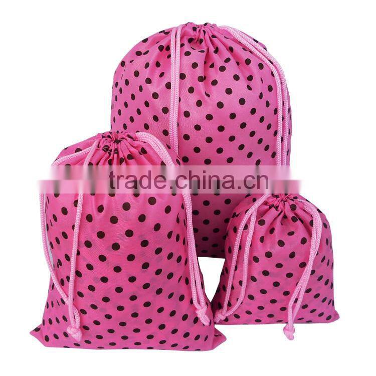 nylon small drawstring shoe bag