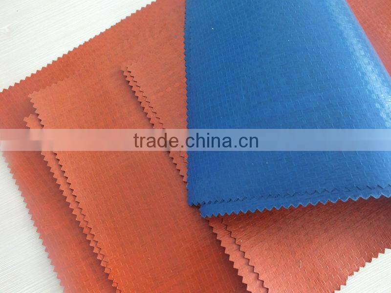 Custom Size Color PP Canvas Tarpaulin Waterproof Plastic Blue Orange Tarpaulins Direct