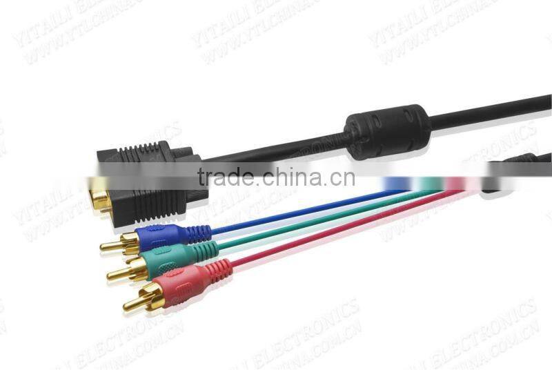 DVI Cable with Two Ferrite cords and Nylon Net