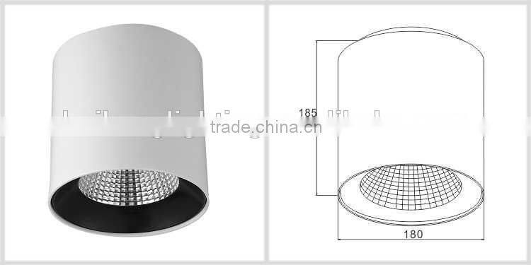 2016 new design 20w round surface mounted led downlight