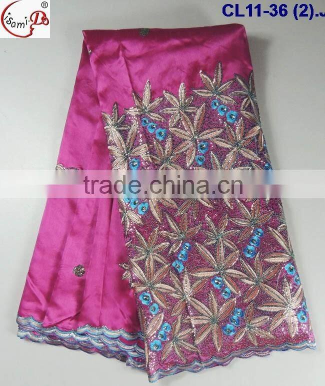 Chowleedee CL11-36 Wholesale good quality african george lace fabic for sale