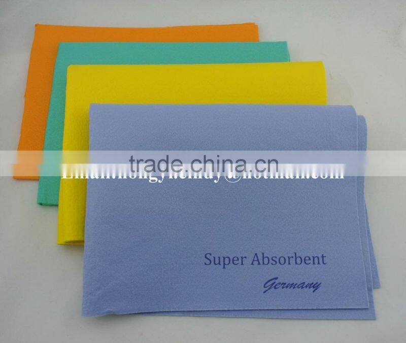 50x70cm large size 80%viscose, 20%polyester super water absorbent nonwoven floor mop cloth