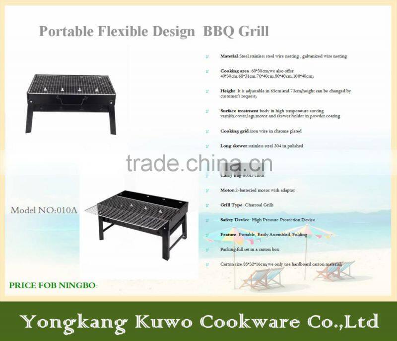 Good Out door used portable charcoal bbq grill